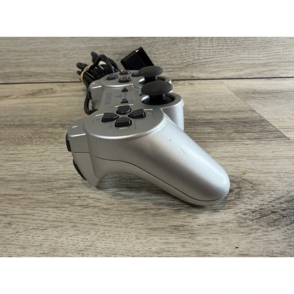Genuine Oem Sony PS2 Dualshock 2 Controller Silver Playstation 2 For Parts